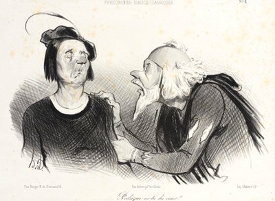 ... Rodrigue har du et hjerte ... af Honoré Daumier